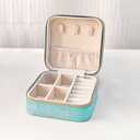 Plush Velvet Jewelry Box Small Jewelry Travel Organizer Display Rings Necklace Bracelet Earrings Storage Case for Women