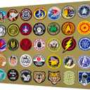 Tactical Patch Display Panel Holder Board for Military Army Combat Morale Uniform Hook and Loop Emblems, 18 Inches x 24 Inches (Small), No Patches Included