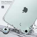MoKo Case for iPad mini 7 (A17 Pro), iPad mini 7th/6th Generation Case 8.3 inch (2024/2021) Thin Lightweight Soft TPU Crystal Clear Cover Drop Protective Case for iPad mini 7th Generation 2024, Clear