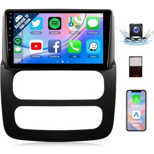 Naifay Android Car Radio for Dodge RAM 1500 2500 3500 2002-2005 with Wireless Carplay & Android Auto, 9inch IPS Touch Screen for Dodge Ram Car Stereo with Bluetooth/GPS/WiFi/SWC/Split Screen/Camera