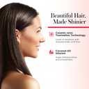 REVLON Smoothstay 1 Inch Hair Straightener - Coconut Oil Infused Flat Iron Helps Enhance Shine & Smoothness, Reduces Frizz, Sleek Straight Hair