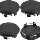 4Pcs 83MM ABS Black Car Wheel Center Caps for Cadillac Escalade 2015-2021, Chevrolet Avalanche 1500 2008-2013, GMC Canyon 2004-2021