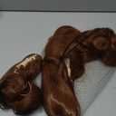 Topcosplay Womens Wigs Long Curly Brown Halloween Costume Party Cosplay Wig Wave with Ponytail