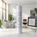 850 Inch Clear Plastic Sleeves for Rolled Blueprints, Extra-Long Storage Bags for Large Posters and Banners, Dust and Light Moisture Protection, 4 Mil,20 Pack
