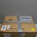 Furologee TV Stand with Power Outlets, Entertainment Center with Open Storage Shelves for TVs up to 55 Inch, Media Console Table with Soundbar Shelf for Living Room, Bedroom, Rustic Brown