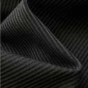 SweatyRocks Women's Ruffle Cap Sleeve T Shirts Bow Tie Back Crew Neck Slim Fitted Tops (Black, S)