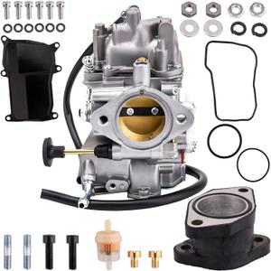 YFM350 Carburetor for Yamaha Warrior 350 Carburetor, for Yamaha Big Bear 350 Carburetors Compatible with Warrior 350 YFM350 Carburetors 1987-2004, Big Bear 350 YFM-350 1987-1998