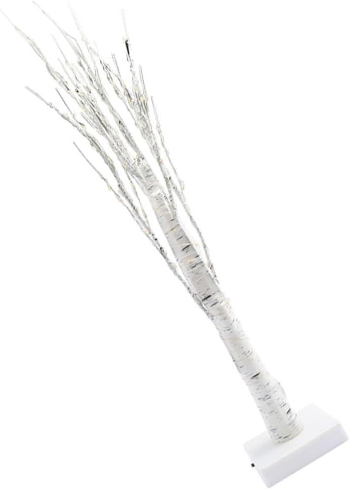 Led Birch Tree Lighted Decorative Tree Lights for Christmas New Year Party Festival Warm White Light Random Style