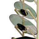 Lid Stand Lid Organizer Pot Lid Rack Holder for Utensils in Kitchen Cabinet Spatula Rack,Cutting Boards,Spoon Storage Gold