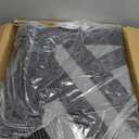 Waterproof Outdoor Rug 9x12 ft, Reversible Plastic Straw Rug, Easy to Clean Patio Rug, Portable Carpet for Patio, RV, Deck, Balcony, Backyard, Picnic, Beach, I-Shaped, Black