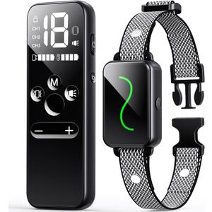 Vsezund Training Collar, Training Collar with Remote for Small, Medium, Large Dogs with Vibration, Beep, Security Lock, and Waterproof