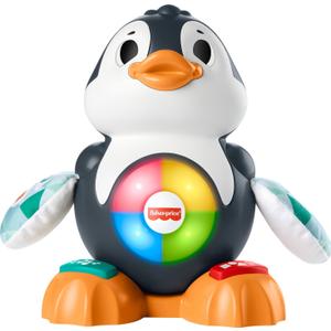 Fisher-Price Linkimals Cool Beats Penguin, musical infant toy with lights, motions, and educational songs for infants and toddlers