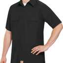 Red Kap Men's Performance Tech 2 Piece Lined Collar Shirt, 6XL