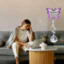 Memorial Gifts for Loss of Grandma,Memorial Crystal Suncatcher,Sympathy Gifts for Loss of Grandmother,Hanging Crystals Ornament for Window Rainbow Maker Prisms Home Decor Gift