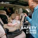 Cybex Callisto G 360 Rotating All-in-One Convertible Car Seat, Black. Production Date: 2026/05/12