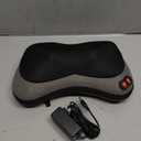 Papillon Shiatsu Back Massager with Heat, Deep Tissue Massage Pillow for Neck,Shoulder,Foot & Lower Back Pain Relief,Electric Kneading Massager for Home, Office, Car-Gifts for Mom, Dad, Men, Women (Gray)