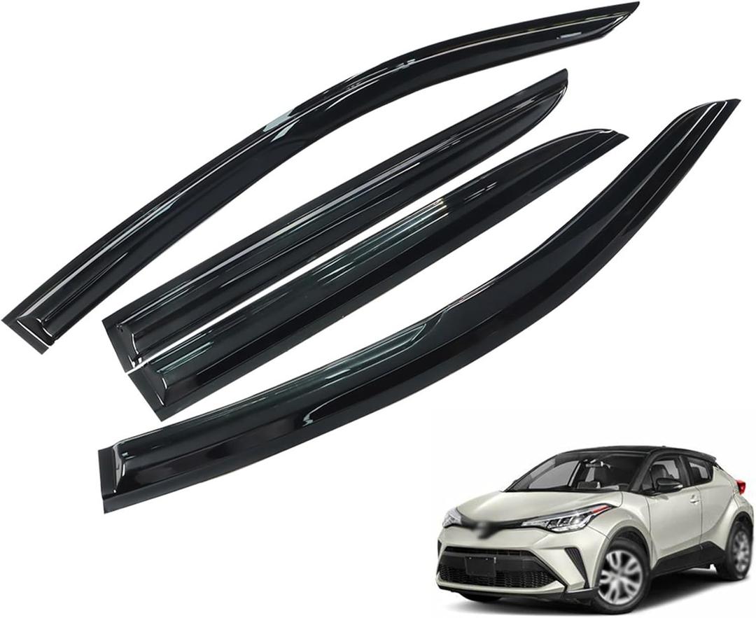 munirater Side Window Visors Deflectors Rain Guard Replacement for 2017-2020 Toyota C-HR CHR