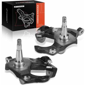 A-Premium Set of 2 Front Suspension Steering Knuckle Level Kit, 4" Lift Spindles Compatible with Chevrolet & GMC Model - Tahoe 1995-1999, Yukon 1995-1999, C1500/C2500 1988-1998, C1500 Suburban, RWD