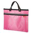 PATIKIL Waterproof Zipper File Bag, Documents Books Tools Storage Zip Pouch for Office Travel, Pink