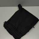 Rdruko Men's Fleece Sweatpants Straight Leg Athletic Yoga Lounge Pants Open Bottom Casual Jersey Pants with Zipper Pockets (Medium, Black)