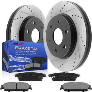 13.58" (345mm) Rear Disc Brake Rotors and Pads for 2007-2013 Chevy Silverado 1500/Avalanche/GMC Sierra 1500, 2007-2014 GMC Yukon/Chevy Tahoe/Suburban 1500/Cadillac Escalade/Escalade ESV EXT