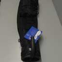 Sunday Golf Bag with 3-Point Strap & Stand  Lightweight Carry Bag with Cooler Pocket, Dual Valuables Pouches, Magnetic Tool Holder  Holds 5-6 Clubs for Par 3, Walking & Travel (black)