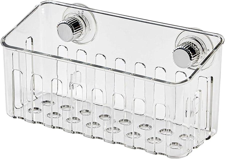 Sink Faucet Organizer, Suction Cup Sink Caddy Rack, Easy to Clean, Sponge Holder for Kitchen Storage