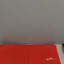 iNee Embroidery Fabric Squares Cotton, 10 Squares of 10 x 10-inch, Mango Orange