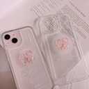 Ownest Compatible for iPhone 11 Cute 3D Pink Bowknot Slim Clear Aesthetic Design Women Teen Girls Camera Lens Protection Phone Cases Cover
