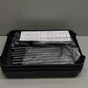 Diaper Caddy - Plastic Diaper Organizer for Nursery Essentials, Baby Organizers and Storage, Movable Cart for Changing Table & Crib, Baby Registry Search, Black