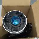 Projector with WiFi and Bluetooth, Mini Projector, 4K 1080P Support Portable Wireless Movie Projectors 220 Rotatable 130'' Screen Auto Keystone Compatible with HDMI/iPhone/TV Stick for Bedroom Indoor