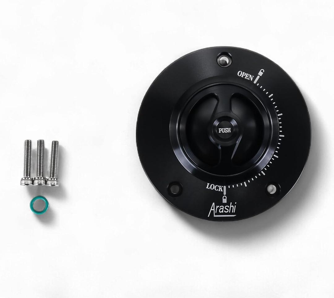 Motorcycle Modified CNC Fuel Tank Caps For KAWASAKI Z1000 Z1000SX Z800 Z750 ER6N E6RF ZZR1400 GTR1400 ZX6R ZX10R VERSYS 1000 ABS (Black)