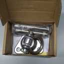 Dakzhou Stainless Steel Hanger with Smooth Swing Bearings, Heavy Duty 180°+360° Swivel Swing Hook, 1500 lb Capacity Playground Yoga Hammock Chair Rope, sandbag Porch Swing Bag Sleeve