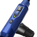 YABIFE 7-Speed Pet Nail Grinder with Light – Heavy Duty, Whisper Quiet Nail Trimmer for Dogs, Cats, Birds & Small Animals – Single-Handed Operation (Dark Blue)