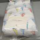 Laura Ashley - Twin Quilt Set, Cotton Reversible Bedding with Matching Sham, Home Decor Ideal for All Seasons (Ahoy Blue, Twin) (Bright)