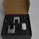 Alvoxcon TG220S Dual Wireless Lapel Mic for iPhone, DSLR Camera, PA Speaker, YouTube, Podcast, Video Recording, Conference, Vlogging, Church, Interview, Teaching (Silver)
