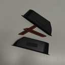 2PCS Front Door Handle Storage Box for Ford Bronco 2021 2022 2023 2024 2025 Accessories Phone Holder Door Grab Pocket Storage Organizer ABS Plastic, Red Mat, Not for Sport