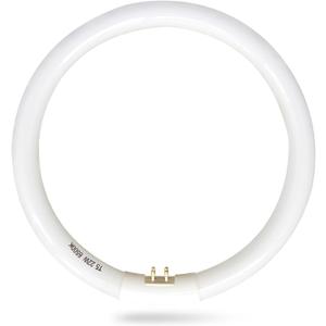 T5 22W Circular Bulb,7.25 inch 22W T5 Fluorescent Round Tube Replacement for Floxite, Zadro, Rialto Makeup Magnifying Vanity Mirror, 6500K Daylight
