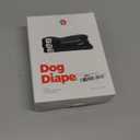 Pet Parents Washable Dog Diapers (3pack) + Extendrs of Durable Doggie Diapers, Premium Dog Diapers Female & Male (Large, Black) (Large (19-27"))