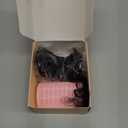 Clip in Bangs, 100% Real Human Hair Natural Black Fake Bangs Clip in Hair Extensions Wispy Bangs Fringe with Temples Hairpieces for Women Curved Air Bangs for Daily Wear