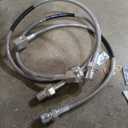 89715 Stainless Brake Lines Extended Front and Rear for TJ YJ 87-06 Cherokee XJ 84-01 4-6" Lift
