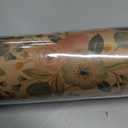 RUSPEPA Kraft Wrapping Paper Roll - Colorful Flowers and Plants Pattern - 30 Inches x 100 Feet
