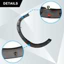 Front Passenger Fender Trim Molding, Fit for Infiniti QX80 2014-2022, QX56 2011-2013, Replace# IN1291102 638101LA2A 63810-1LA2A, Wheel Fender Flare Arch Trim