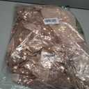 Sugargirl Rose Gold Sequin Backdrop Curtain 4 Panels 2FTx8FT Glitter Rose Gold Background Drapes Sparkle Photography Backdrop for Party Wedding Birthday Wall Decoration