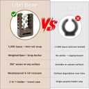 2 x Magnetic Stogie Holder Golf Accessories for Men, Portable Stogie Clip for Golf Cart Magnetic Holder with Adjustable Design - Fits Golf Carts, Chairs - Perfect Golf Gifts, Grilling, Fishing & Sporting