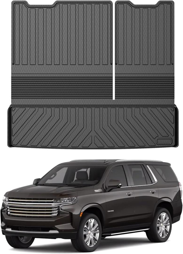 Mixsuper Cargo Liner for Tahoe 2015-2020, Trunk Mat for Tahoe Accessories All Weather Cargo Mat Rear Trunk Liner Black Mixsuper Cargo Liner for Tahoe 2015-2020, Trunk Mat for Tahoe Accessories All Weather Cargo Mat Rear Trunk Liner Black