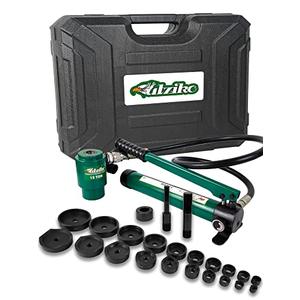 UTZIKO Hydraulic Knockout Punch Electrical Conduit Hole Cutter Set KO Tool Kit 1/2 to 4 inch