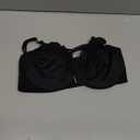 DotVol Women's Front Close Bra T Back Full Figure Underwire Plus Size Seamless Unlined Bra for Large Bust (34DD, Black)