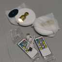 Rechargeable Battery LED Spotlight Indoor: Wireless Mini Art Accent Spot Lights with Timer Remote - Small Dimmable Uplight for Plants Display Painting Dartboard Artwork Portrait Closet (2 pack-white)