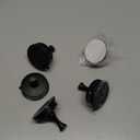 DGYB Suction Cup Hooks for Shower Set of 4 Removable Stainless Steel Towel Hook for Bathroom Glass Window Door Wall and Suction Wreath Hook for Hanging Robe, Loofah, Coat - Black